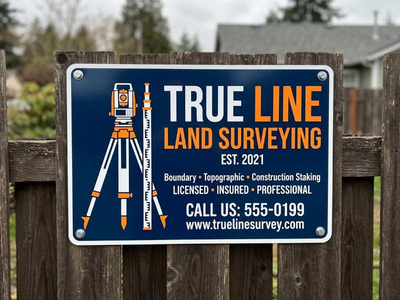 .024 Aluminum Signs (1-Sided)
