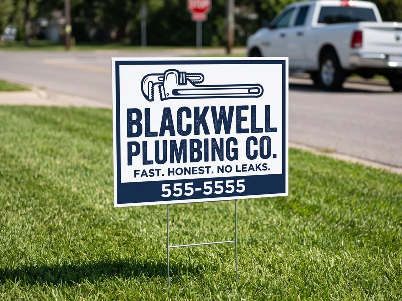 Yard Signs (1-Sided)