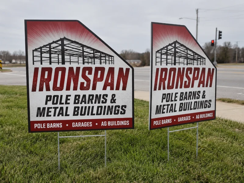 Die-Cut Yard Signs (2-Sided)