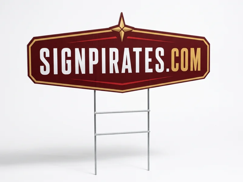 Die-Cut Yard Signs (1-Sided)