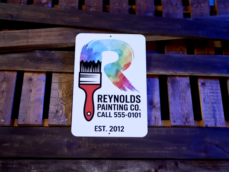 .024 Aluminum Signs (1-Sided)