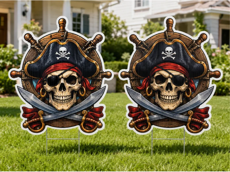 Die-Cut Yard Signs (2-Sided)