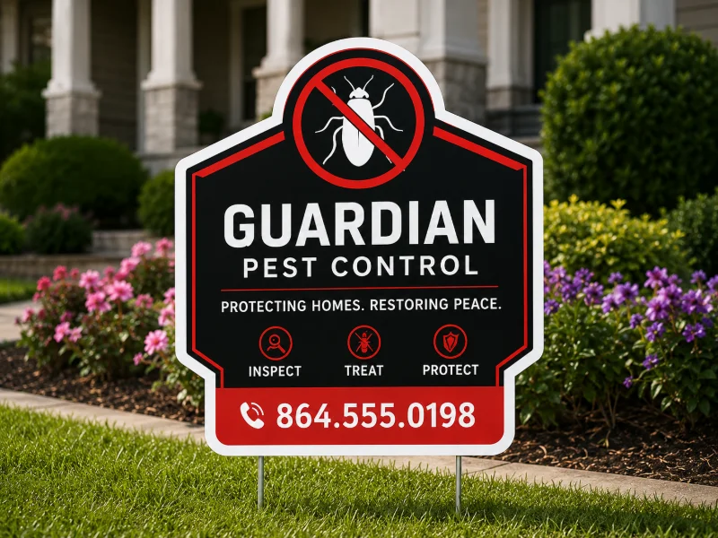 Die-Cut Yard Signs (1-Sided)