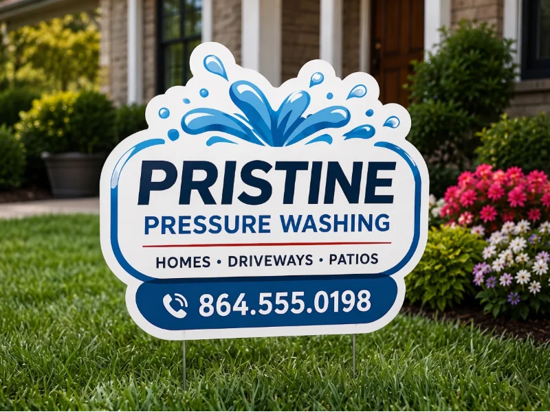 Die-Cut Yard Signs (1-Sided)