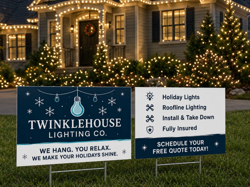 Yard Signs (2-Sided)